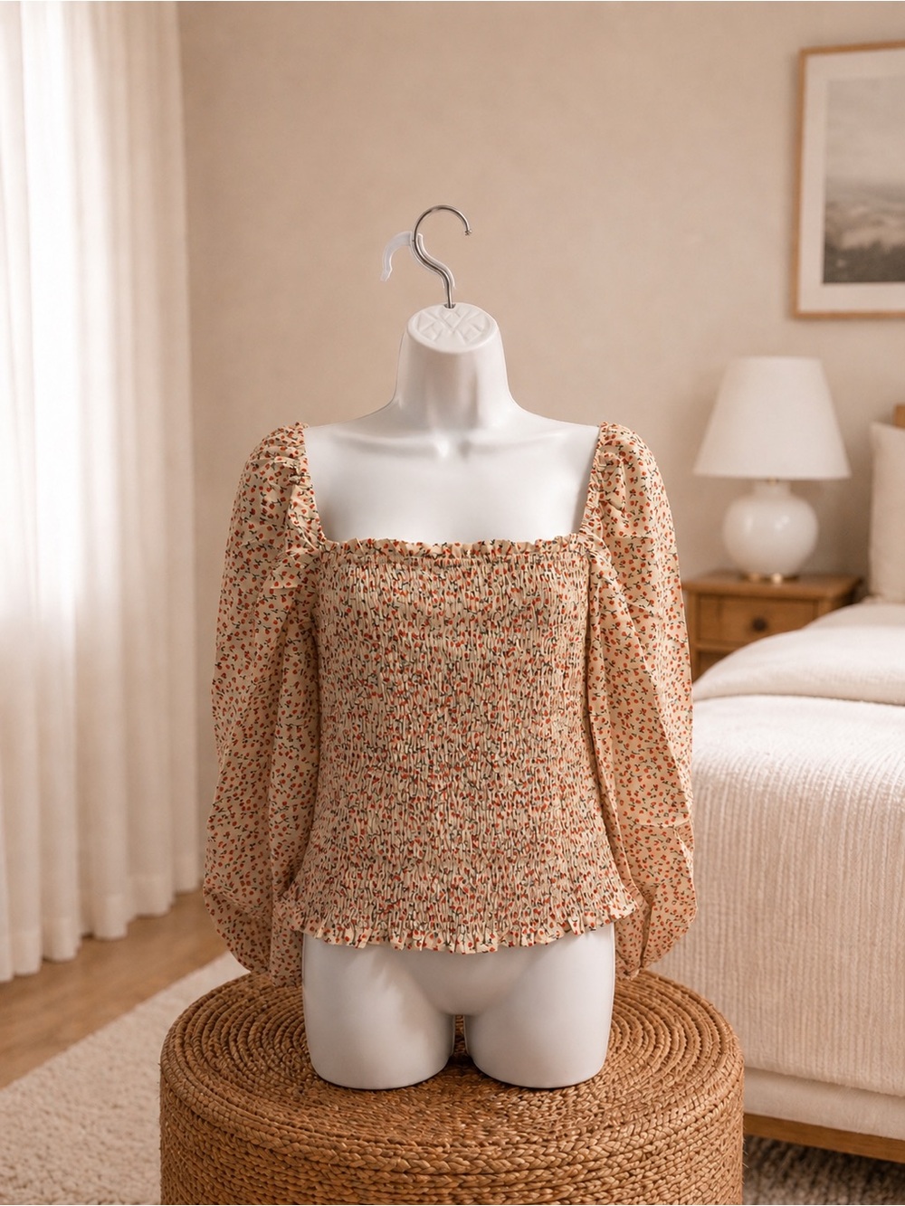 Meadow Bloom Smocked Top